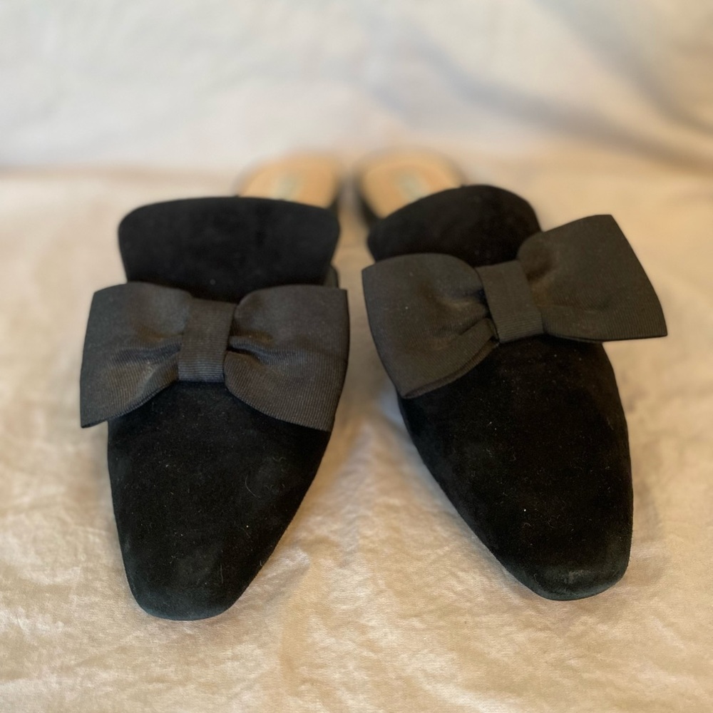 Saks Fifth Avenue Ella Suede Bow Mule